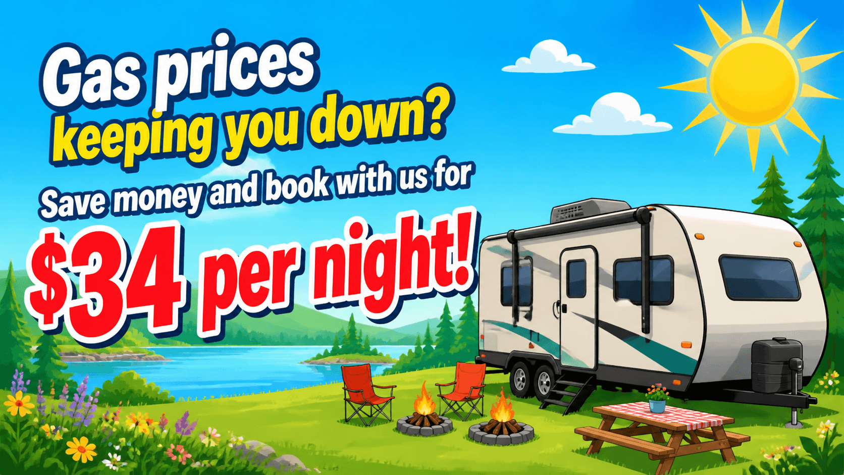 34 dollars per night special pricing